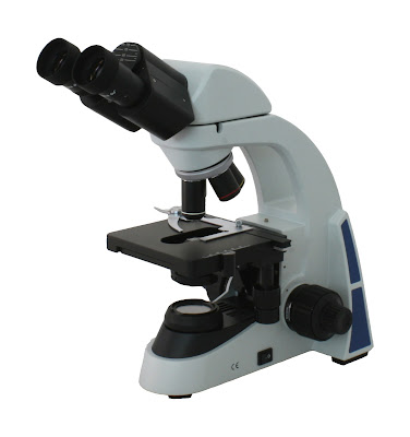 Microscope for high school students: Richter Optica UX-1B with plan achromat 4x, 10x, 40x, 100x objective lenses.