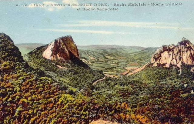 Les roches Tuilière et Sanadoire, Puy-de-Dôme.