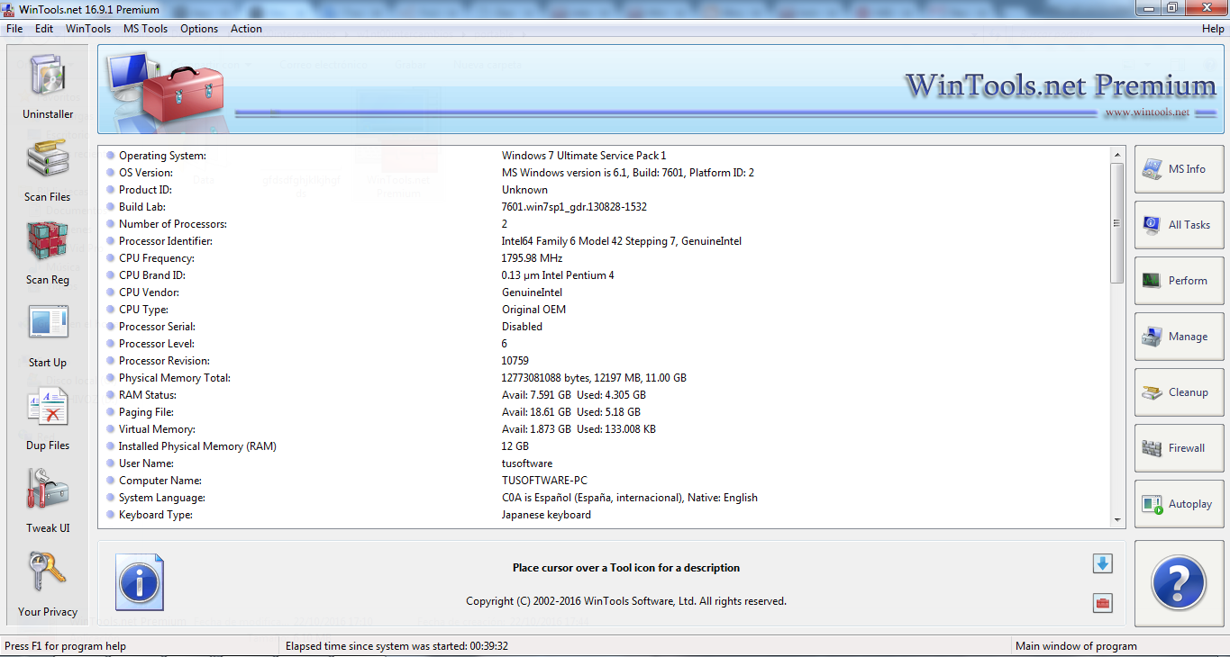 WinTools.net Professional 20.3