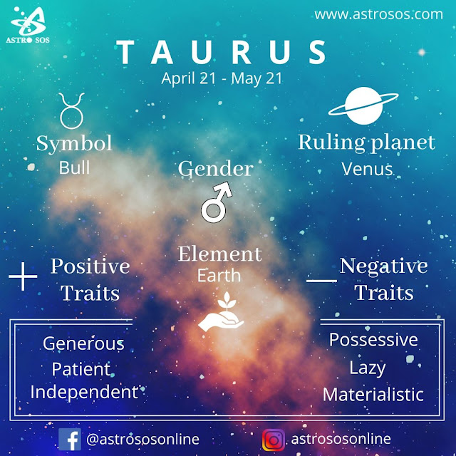 Astro sos: Taurus sign in vedic astrology - Astrosos