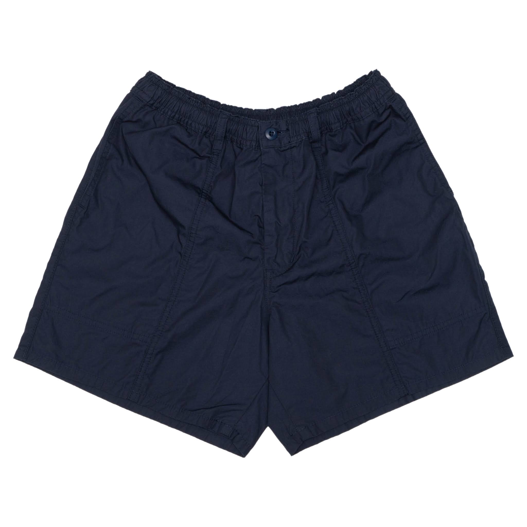 CUP AND CONE: Light Cotton Baggy Shorts - Navy, Grey
