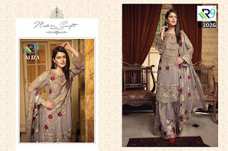 R9 Designer Aliza Georgette pakistani Suits wholesaler