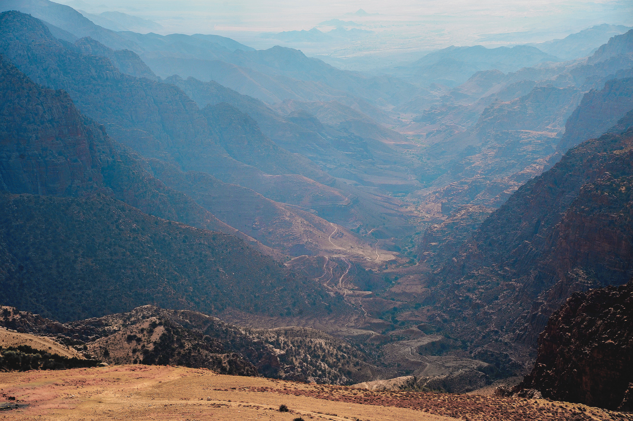 Edge of the World viewpoint in Dana Nature Reserve, Jordan
