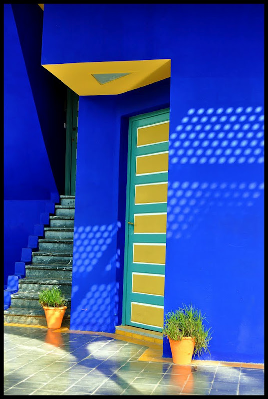 pinkpagodastudio Moroccan "Majorelle" BlueJardin Majorelle in Marrakesh