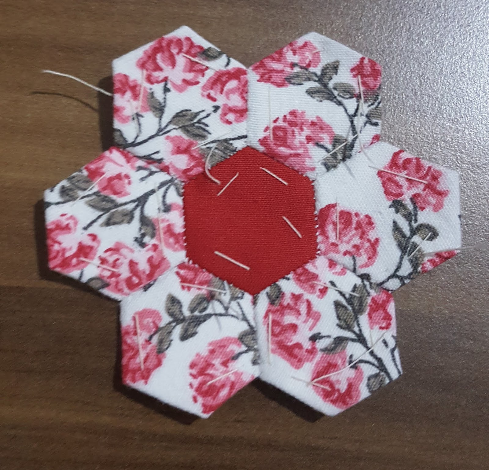 hexagon pincushion tutorial All about patchwork and quilting