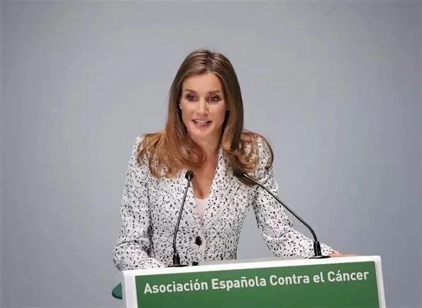 Princess Letizia at Spanish Association Against Cancer Congress at Palacio Municipal