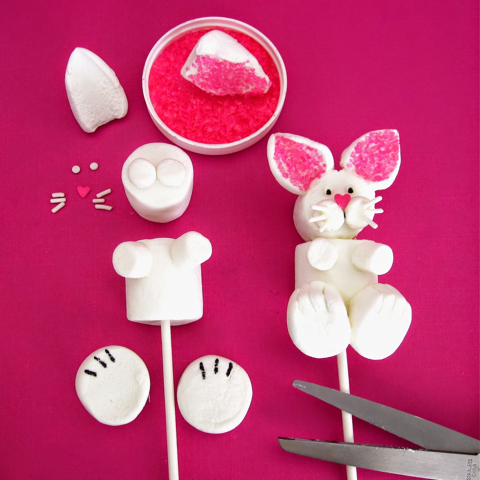 Chocolate Covered Marshmallow Easter Rabbits