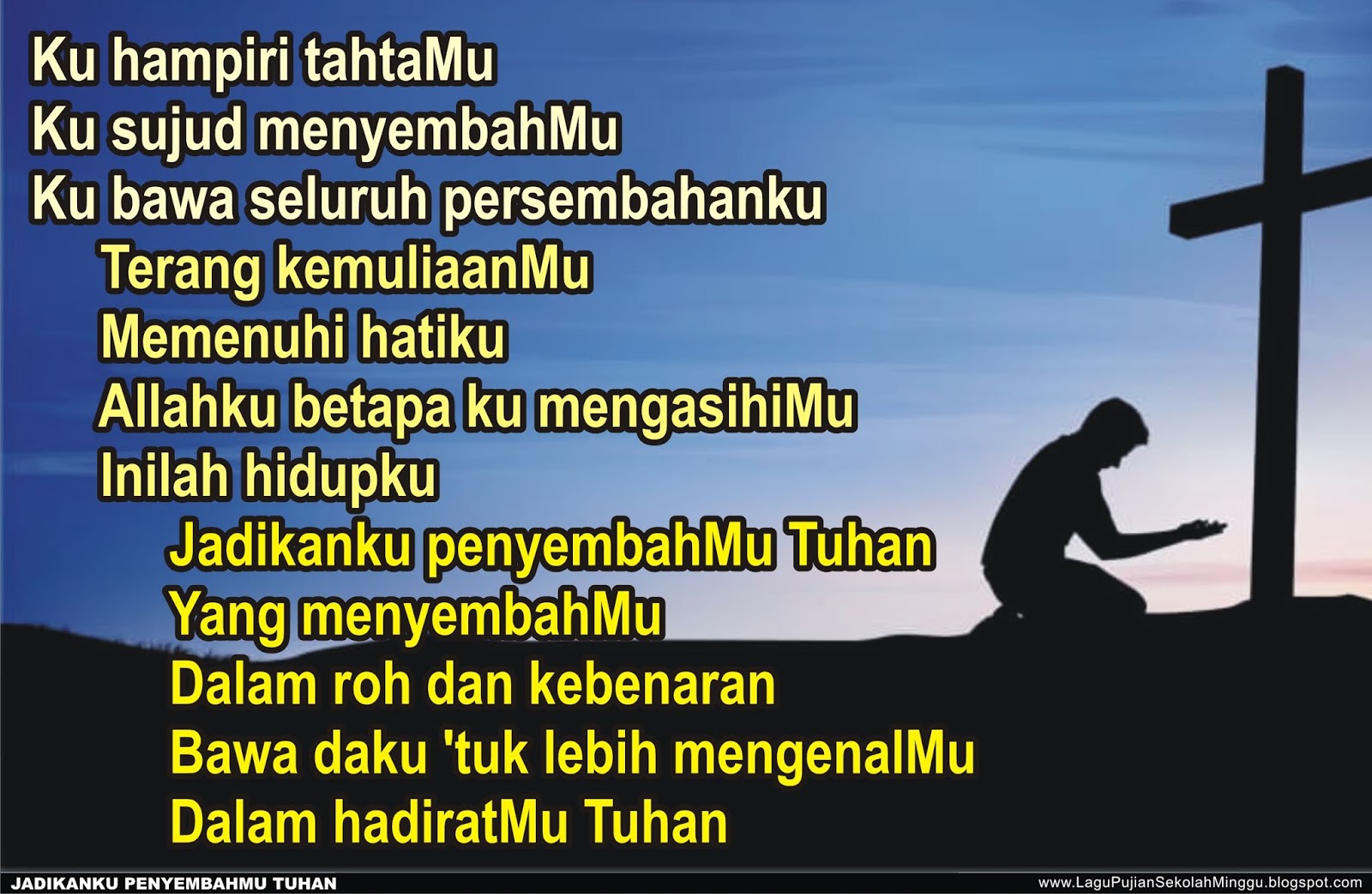 Lirik Lagu Pujian Rohani Kristen Sekolah Minggu Gereja