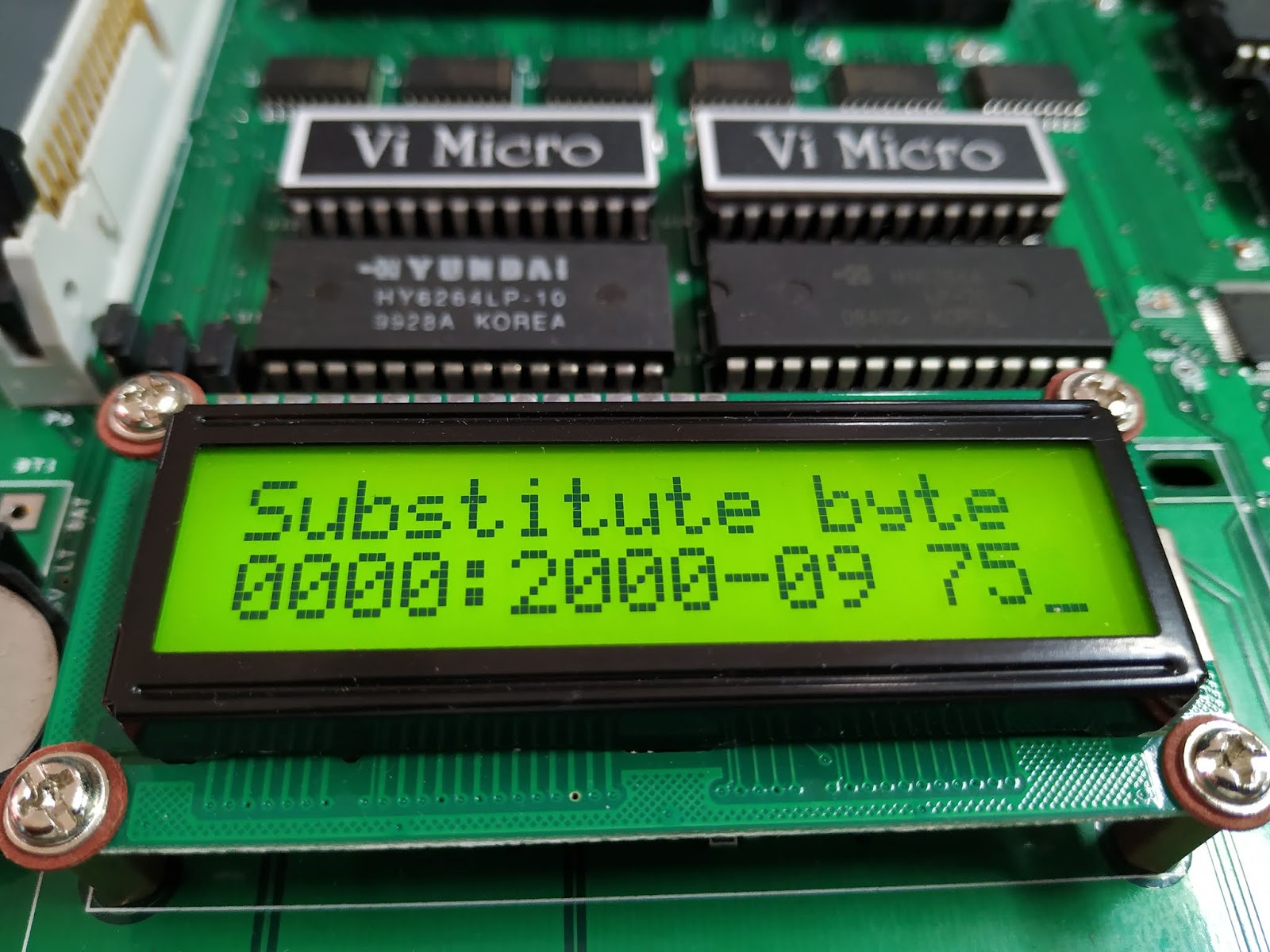 Sorting of numbers using 8086 hardware kit