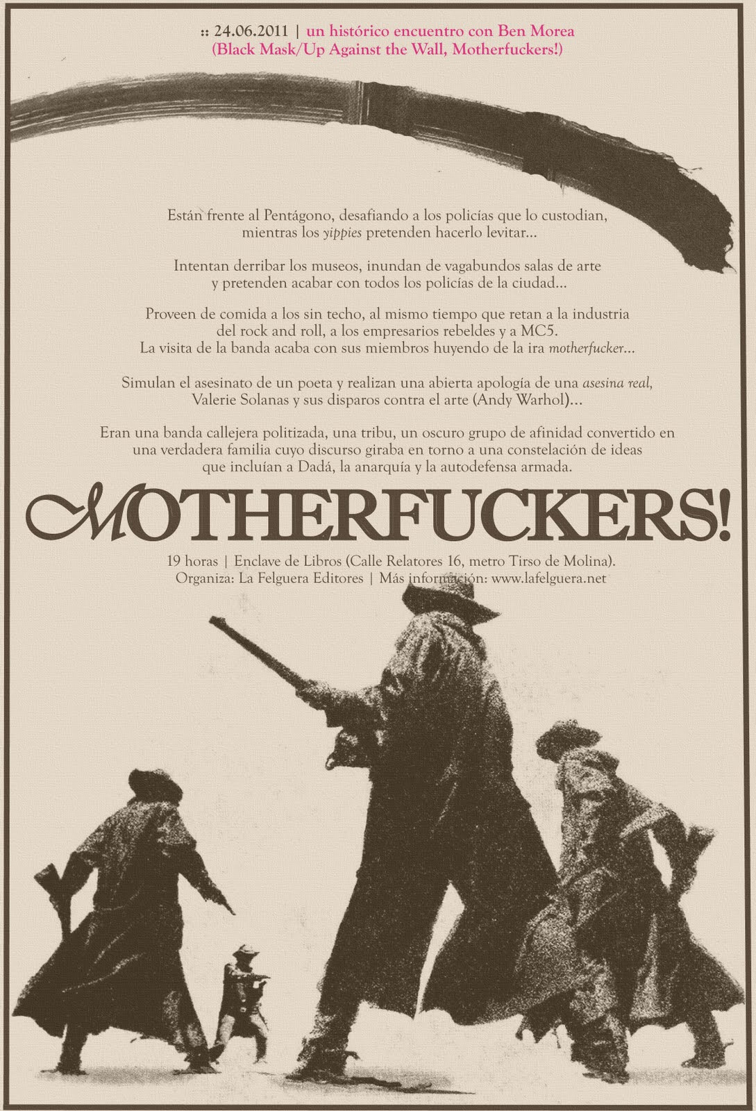 Enclave de libros Un histórico encuentro con BEN MOREA (Black Mask Up