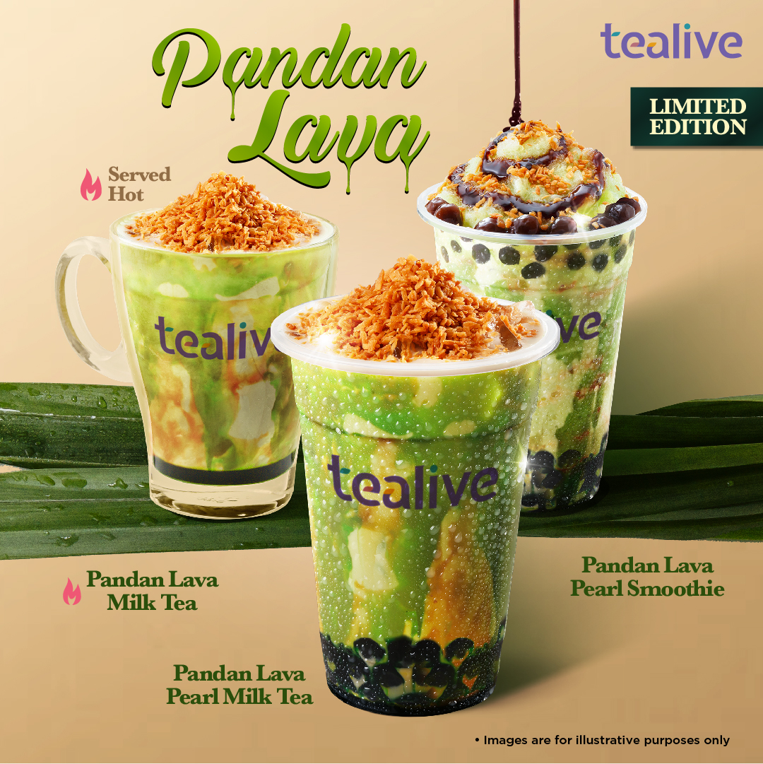 Menu tealive dan harga 2021