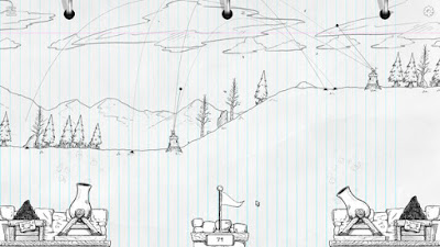 Notebook Artillery Game Screenshot 1