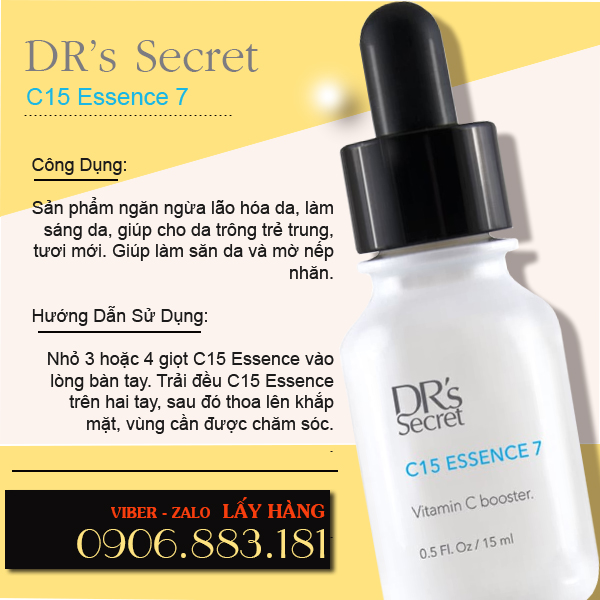 DR's Secret C15 Essence 7,  Serum xoá nhăn