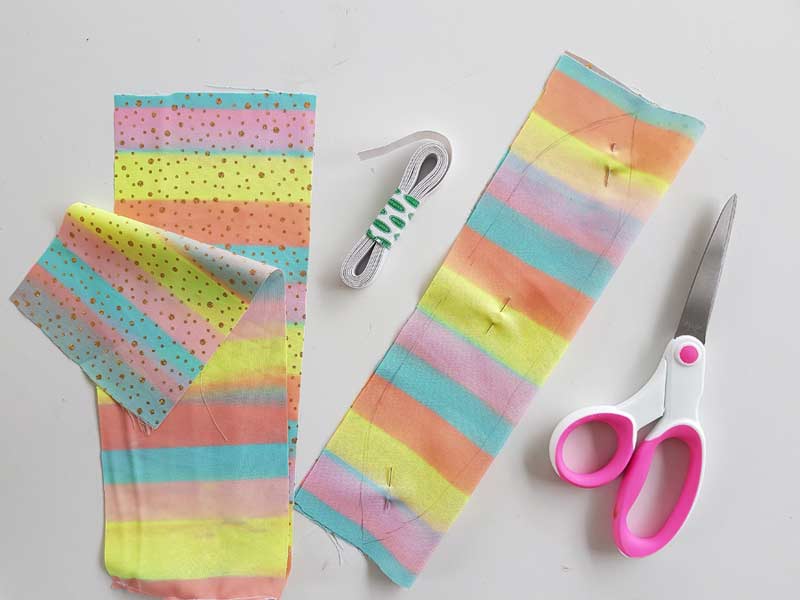 How To Sew A Hair Scrunchie With Tie Now Thats Peachy