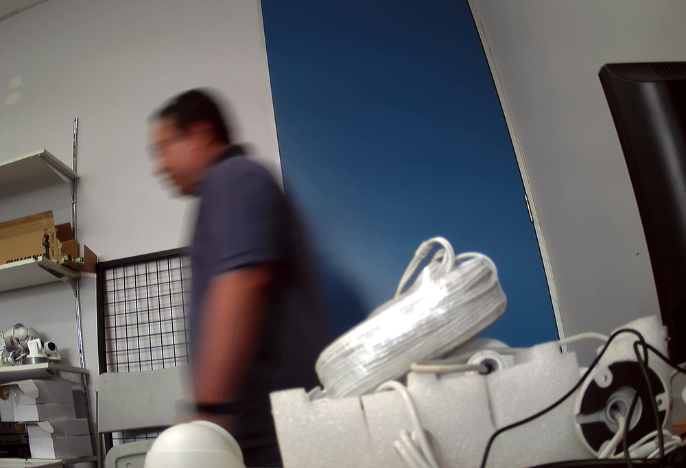 Why do moving objects blur in CCTV security cameras