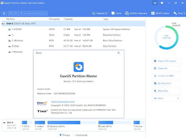 EaseUS Partition Master 15.0 Free Download [All Edition]