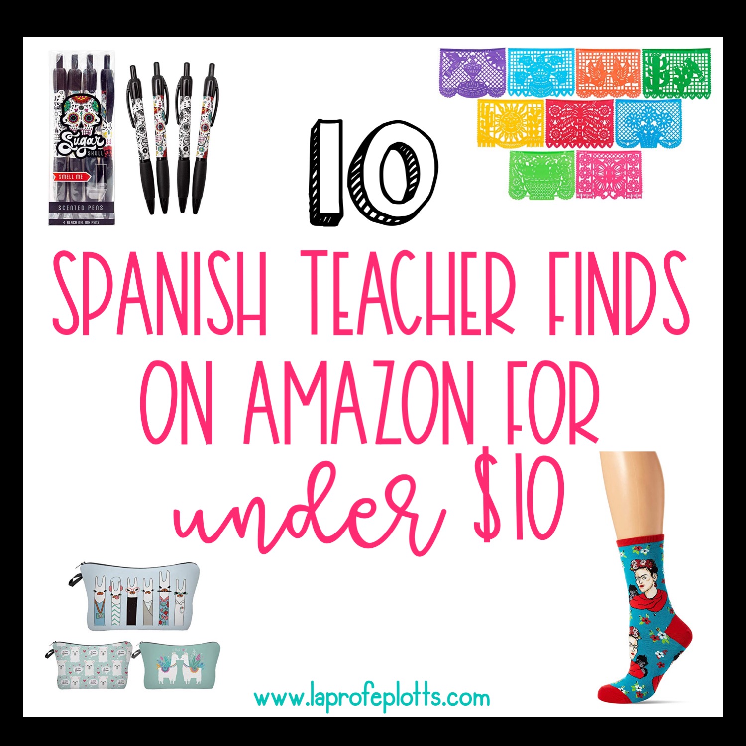 10 Fun Spanish Teacher Gifts on Amazon Under 10 La Profe Plotts