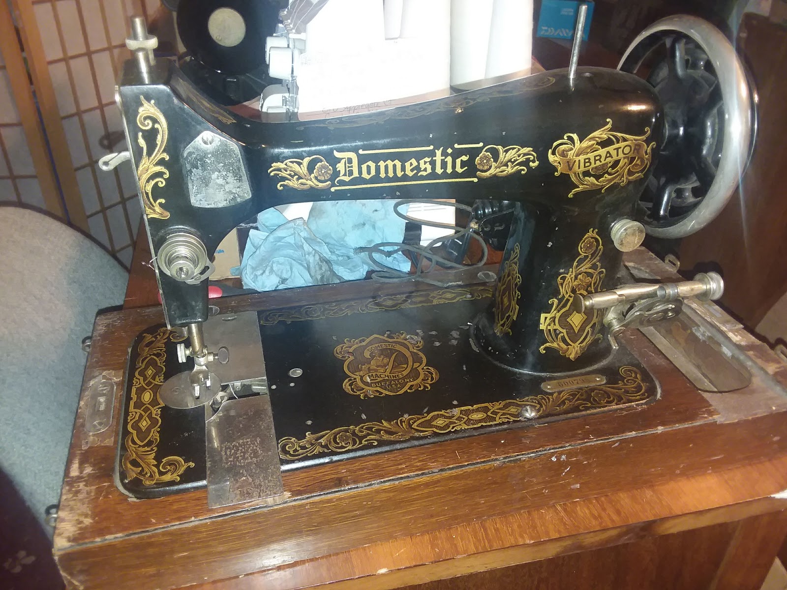 Repainted or altered sewing machines