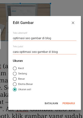 Cara Mengoptimalkan Gambar di blog https://wwww.samstory.eu.org