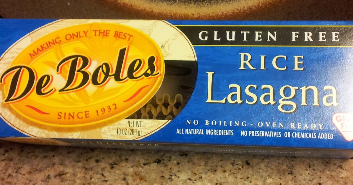 Living Gluten Free DeBoles Gluten Free Lasagna Noodle Review