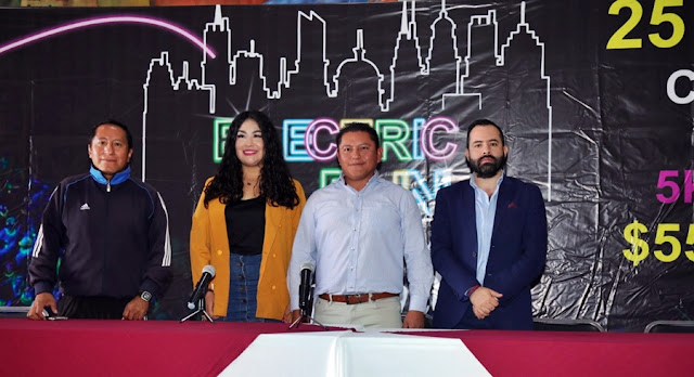 Dirección de Deporte y Juventud presenta la carrera Electric Run San Andrés Cholula