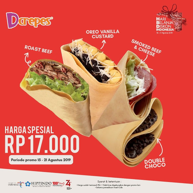 #DCrepes - #Promo Harga Special HANYA 17K Hari Kemerdekaan (15 - 21 Agustus 2019) #DCrepes - #Promo Harga Special HANYA 17K Hari Kemerdekaan (15 - 21 Agustus 2019)