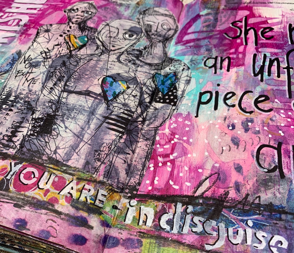 StencilGirl Talk Art Journaling with StencilGirl® Stencils