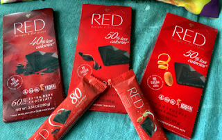 red chocolate choices