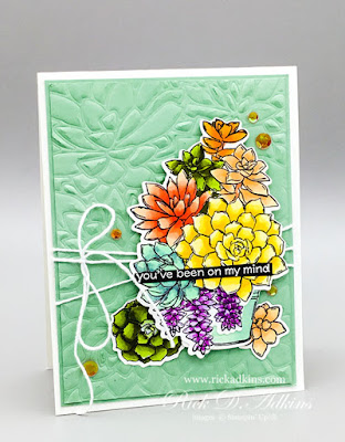 My top 10 tips on finding inspiration for card makers and papercrafters, and my Simply Colorful Succulents Card  Click here