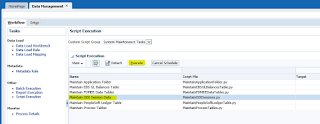 FDMEE: System Maintenance Tasks: Maintain ODI Session Data