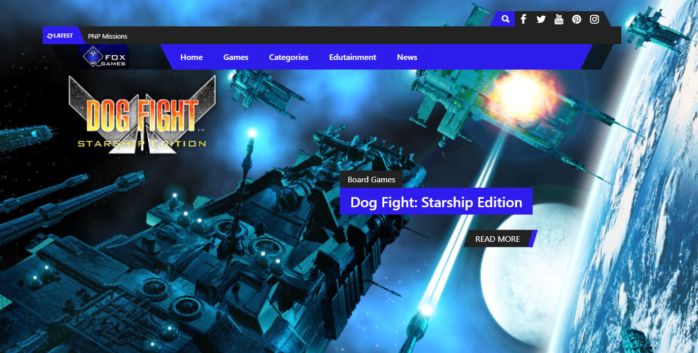Fox Games website