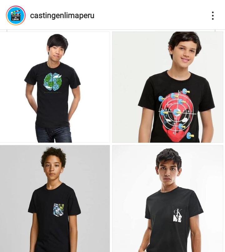 LIMA CASTING ADOLESCENTES VARONES 14 a 16 años para COMERCIAL