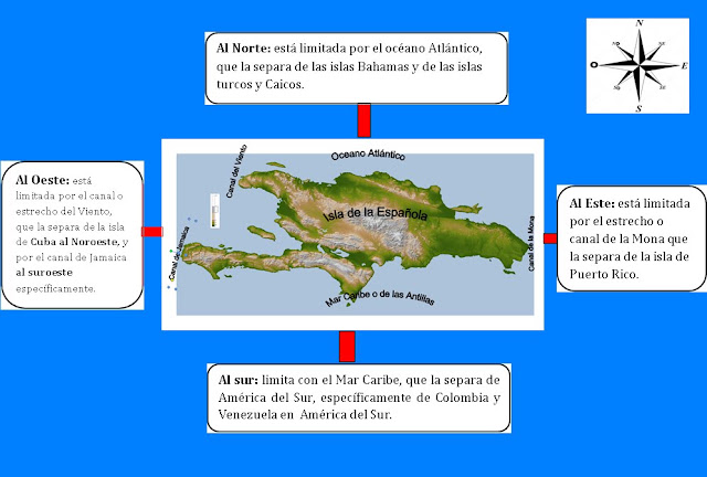 Mapa Rd Limites Límites Geográficos de la República Domincana