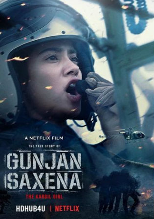 Gunjan Saxena The Kargil Girl 2020 WEB-DL 300Mb Hindi Movie Download 480p