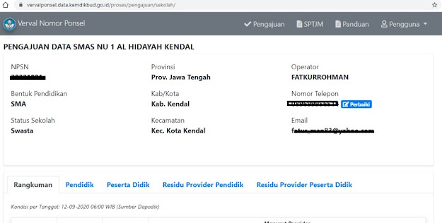 Alternatif Alamat Verval Ponsel, Semoga Lancar vervalponsel.data.kemdikbud.go.id