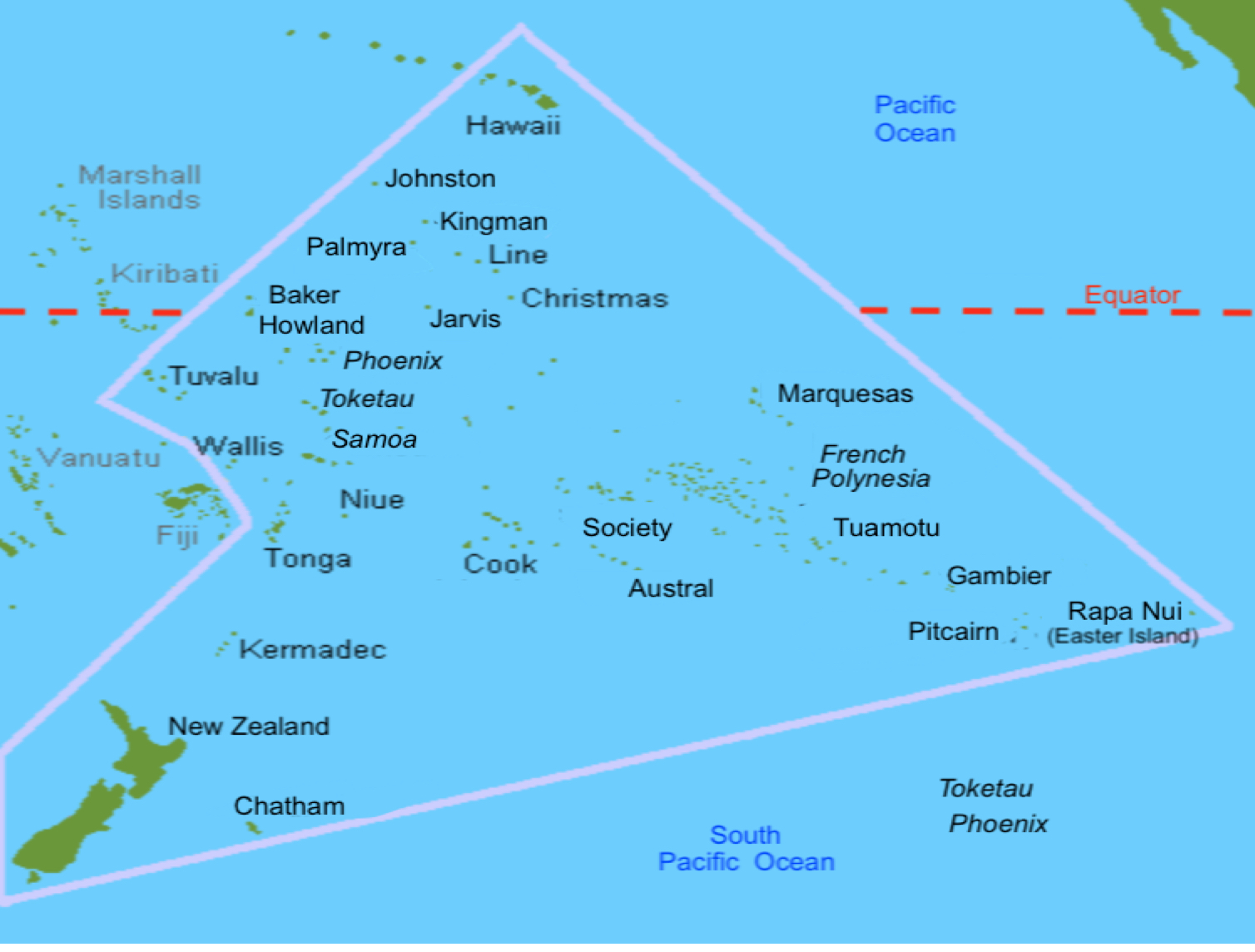 Острова Общества Экваториал