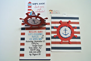 nautical party invitations