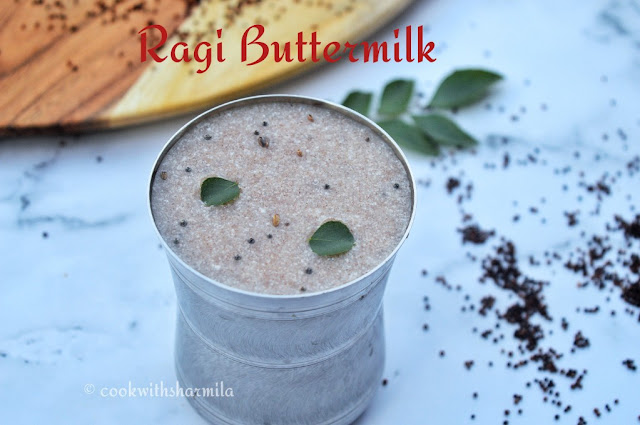 Ragi Buttermilk Recipe | FingerMillet Buttermilk | Ragi Ambli | Millet Recipes 