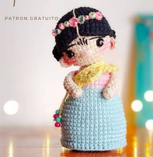 PATRON GRATIS FRIDA KAHLO AMIGURUMI 44386