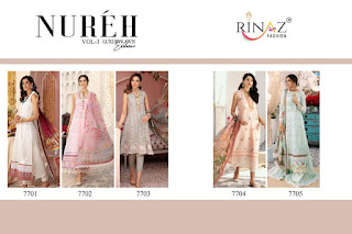 Rinaz Fashion Nureh vol 3 Pakistani Suits