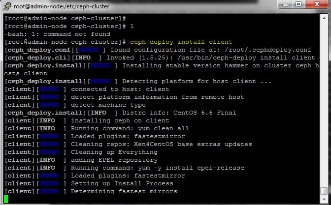 Client host rejected. Root admin. How to see Distro info in Terminal.