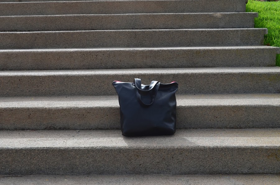 tutorial tote bag polipiel con cremallera