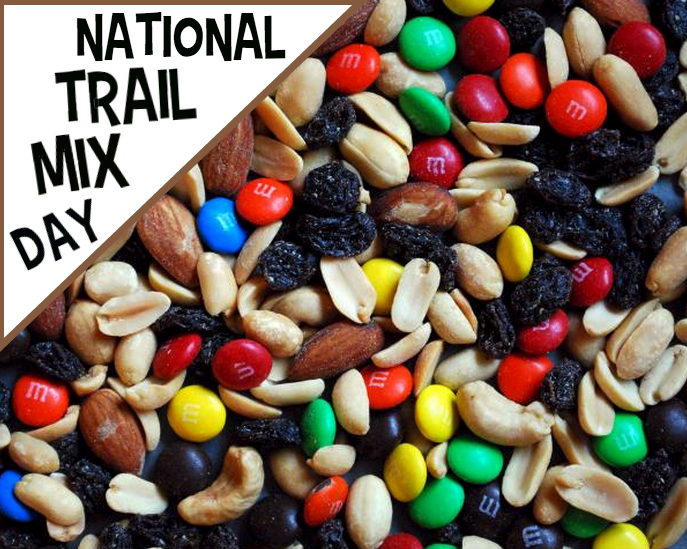 National Trail Mix Day Wishes Images What's up Today