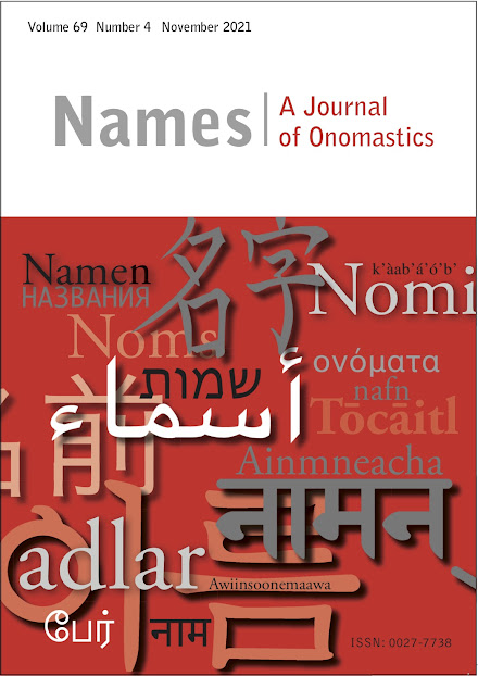 Names. A Journal of Onomastics