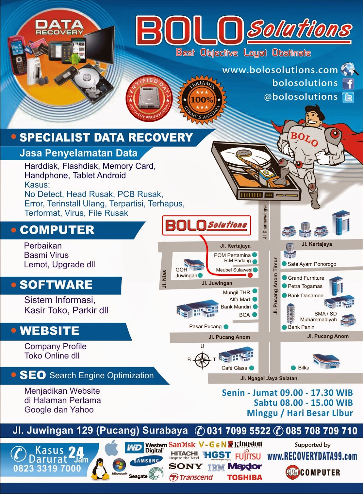 JASA SERVICE HARDDISK EXTERNAL SERVICE FLASHDISK SERVICE MEMORY CARD SURABAYA