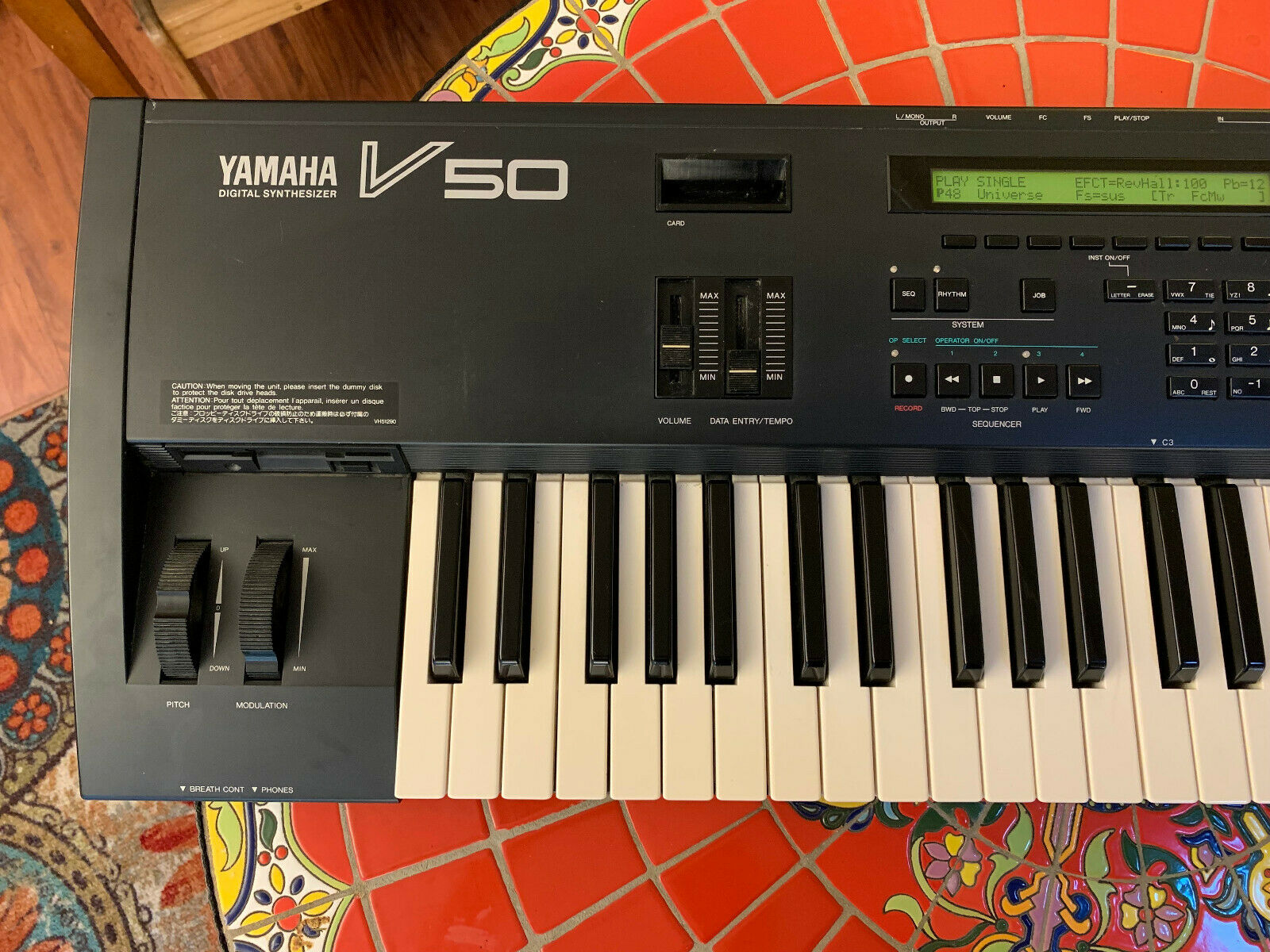 MATRIXSYNTH Yamaha V50 4Op FM Synthesizer & Workstation
