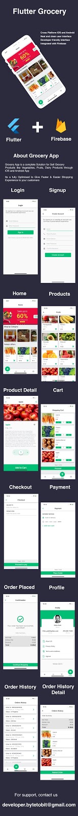 Flutter Grocery App UI + Backend - 1