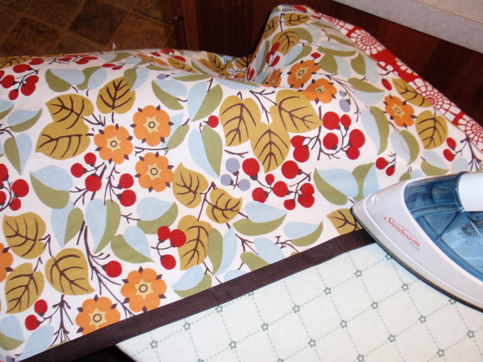 Brown - Handcrafted Cotton Sewing Machine Cover 20