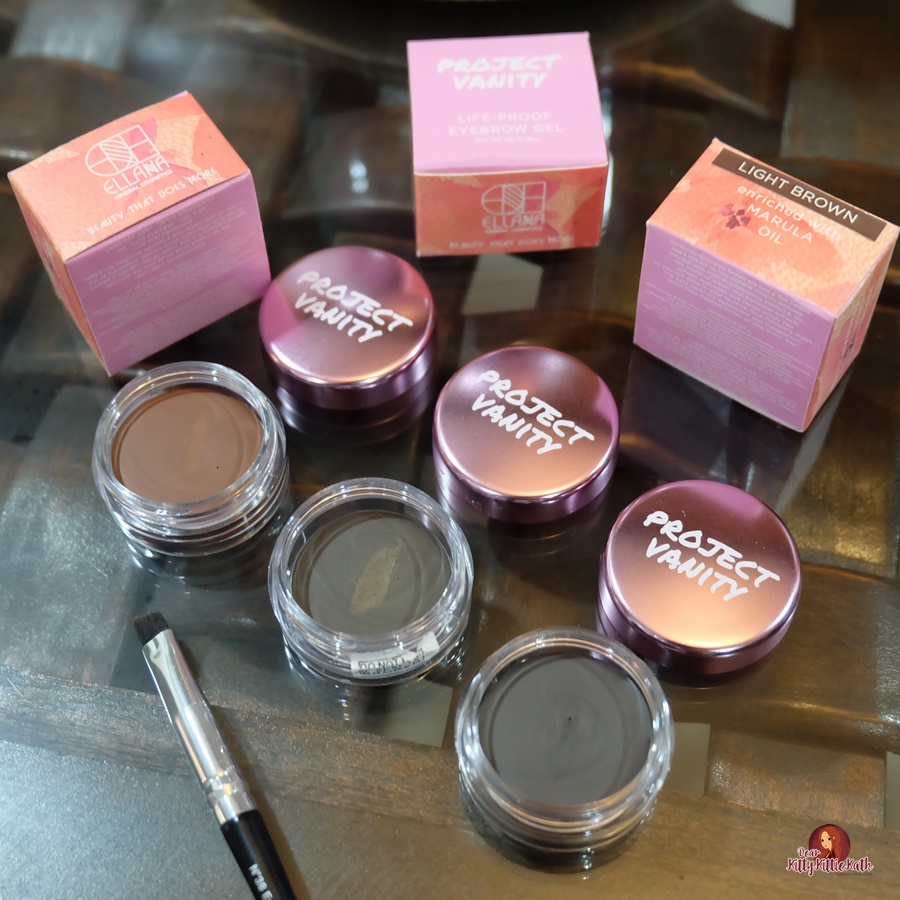 Product Review Project Vanity x Ellana Mineral Cosmetics LifeProof Eyebrow Gel Dear Kitty