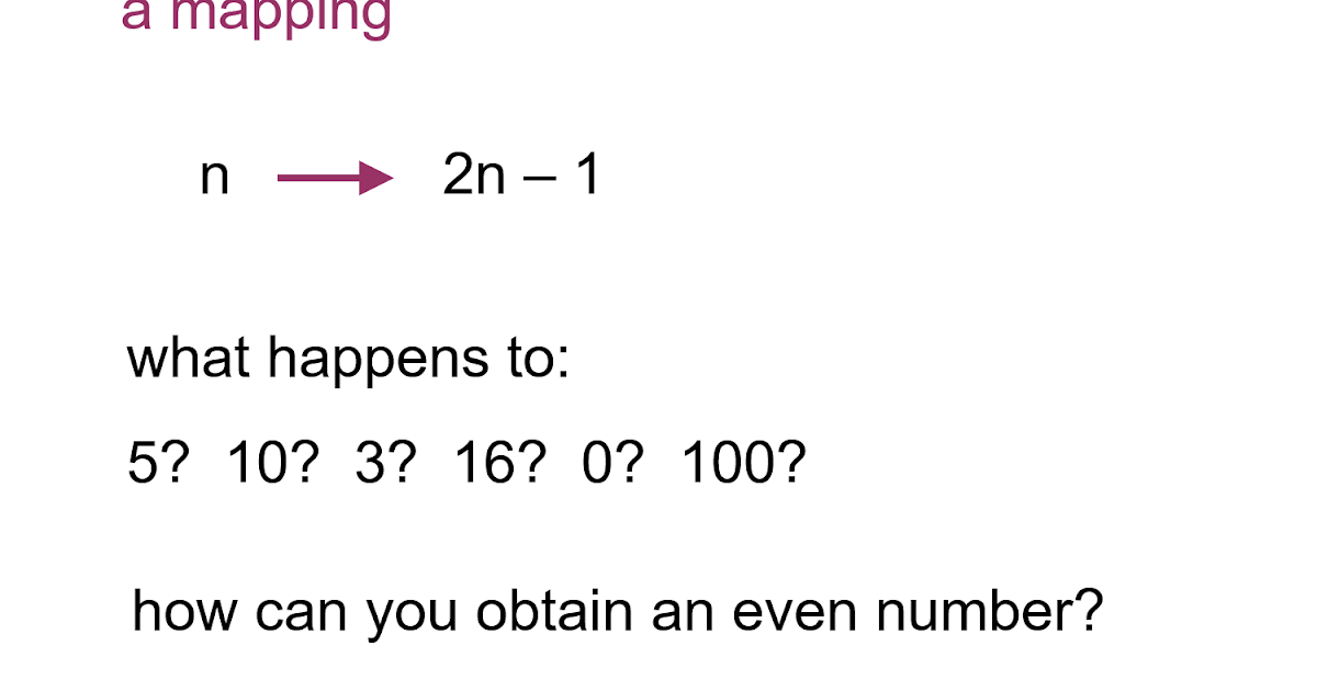 MEDIAN Don Steward mathematics teaching: stay the same numbers